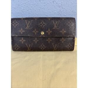 Louis Vuitton Monogram Portefeuille Sarah Wallet